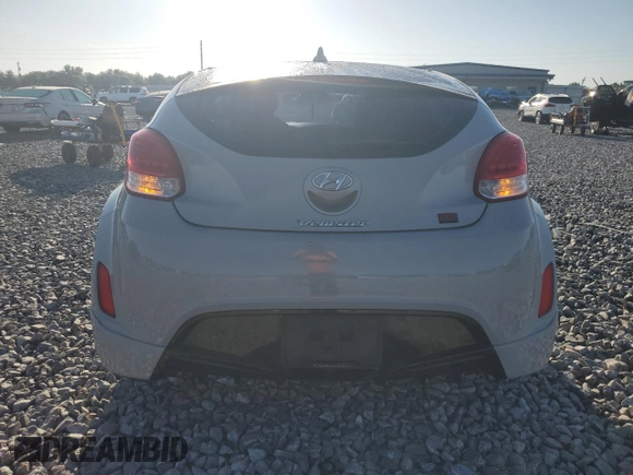 2013 Hyundai Veloster RE:MIX with VIN KMHTC6AD4DU127949, listed as a Copart auction lot 56993075 with 95,772 mi miles and Salvage title. Bid and sale history available at DreamBid. Image 6.