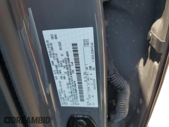 2021 Ford F-150 XL с VIN 1FTFW1E56MFC99418, выставлен на аукционе Copart как лот 59040165 с пробегом 19 909 миль миль и Списание • Salvage title. История ставок и продаж доступна на DreamBid. Изображение 12.
