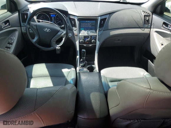 2015 Hyundai Sonata Hybrid Limited with VIN KMHEC4A42FA120760, listed as a Copart auction lot 49870275 with 117,555 mi miles and Salvage Title. Bid and sale history available at carsss.com. Image 8.