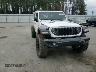 2024 Jeep Wrangler Rubicon with VIN 1C4PJXFG6RW345620, listed as a Copart auction lot 48240875 with 16,778 mi miles and Salvage Title. Bid and sale history available at DreamBid. Image 11.