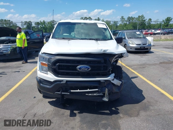 2022 Ford F-150 XL with VIN 1FTFX1E58NFB73477, listed as a IAAI auction lot 42313280 with 18,935 mi miles and . Bid and sale history available at DreamBid. Image 12.