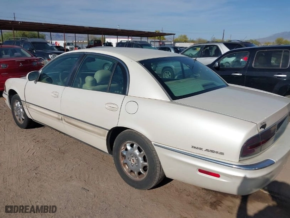 2002 Buick Park Avenue with VIN 1G4CW54K824124187, listed as a IAAI auction lot 41977431 with 182,092 mi miles. Bid and sale history available at carsss.com. Image 3.