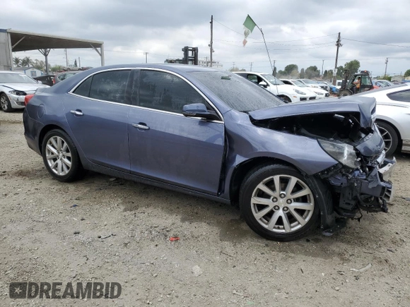 2014 Chevrolet Malibu LTZ with VIN 1G11H5SL3EF230095, listed as a Copart auction lot 54912235 with 208,730 mi miles and Salvage Title. Bid and sale history available at DreamBid. Image 4.