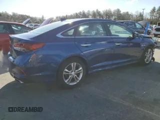 2018 Hyundai Sonata SEL with VIN 5NPE34AF8JH665109, listed as a Copart auction lot 55112215 with 70,569 mi miles and Non Repairable. Bid and sale history available at DreamBid. Image 3.