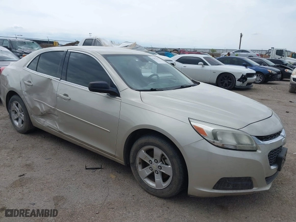 2014 Chevrolet Malibu LS with VIN 1G11B5SL5EF177546, listed as a IAAI auction lot 41891459 with 167,919 mi miles. Bid and sale history available at carsss.com. Image 1.