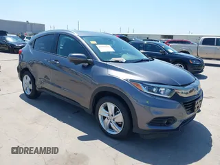 2019 Honda HR-V EX with VIN 3CZRU5H55KM721708, listed as a IAAI auction lot 41993315 with 52,061 mi miles. Bid and sale history available at carsss.com. Image 1.