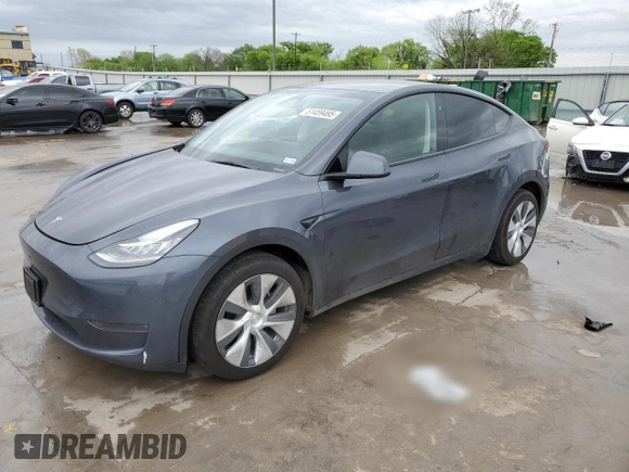 2023 Tesla Model Y Long Range with VIN 7SAYGDEE3PA151887, listed as a Copart auction lot 51459495 with 15,562 mi miles and Salvage Title. Bid and sale history available at DreamBid. Image 1.