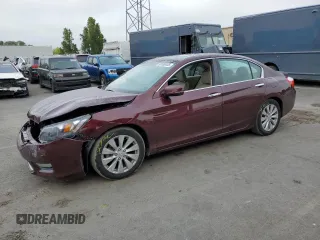 2013 Honda Accord Sdn EX-L with VIN 1HGCR2F84DA196053, listed as a Copart auction lot 54188445 with 96,305 mi miles and Salvage Title. Bid and sale history available at carsss.com. Image 1.
