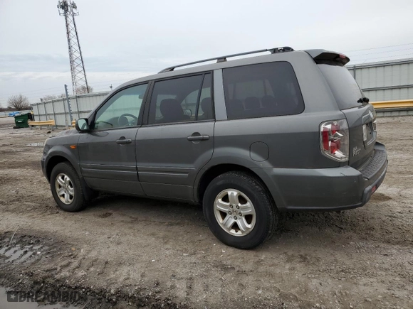 2008 Honda Pilot VP with VIN 5FNYF282X8B015752, listed as a Copart auction lot 51028105 with 124,990 mi miles and Clean Title. Bid and sale history available at carsss.com. Image 2.