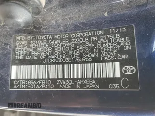 2014 Toyota Prius Four with VIN JTDKN3DU3E1760966, listed as a Copart auction lot 44454005 with 209,154 mi miles and Salvage Title. Bid and sale history available at carsss.com. Image 12.