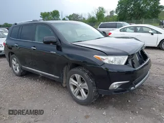 2012 Toyota Highlander Limited с VIN 5TDDK3EH5CS132426, выставлен на аукционе IAAI как лот 42547320 с пробегом 185 143 миль миль и . История ставок и продаж доступна на DreamBid. Изображение 1.