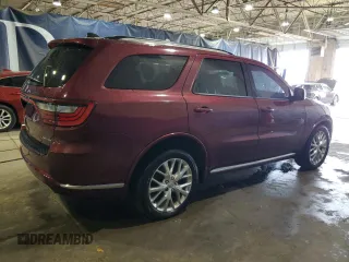 2016 Dodge Durango Limited with VIN 1C4RDJDG1GC375249, listed as a Copart auction lot 50061285 with 212,334 mi miles and Clean title. Bid and sale history available at DreamBid. Image 3.