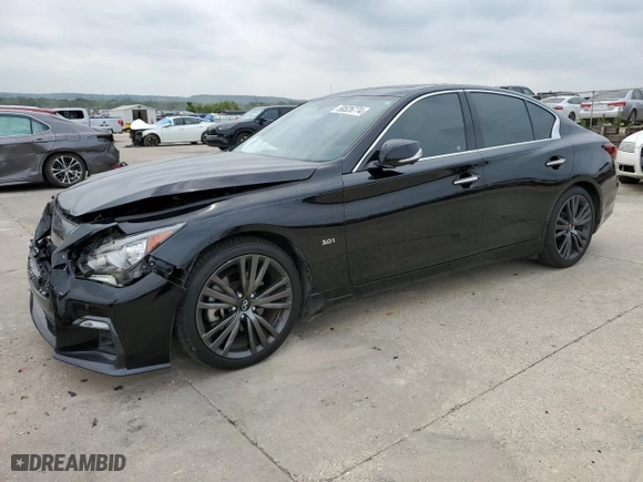 2020 Infiniti Q50 EDITION 30 with VIN JN1EV7AP7LM204130, listed as a Copart auction lot 58526774 with NaN miles and Clean Title. Bid and sale history available at carsss.com. Image 1.