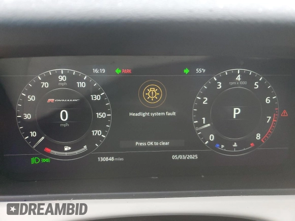 2018 Land Rover Range Rover Velar R-Dynamic HSE с VIN SALYM2RVXJA716619, выставлен на аукционе Copart как лот 46646765 с пробегом 130 848 миль миль и Списание • Salvage title. История ставок и продаж доступна на DreamBid. Изображение 9.