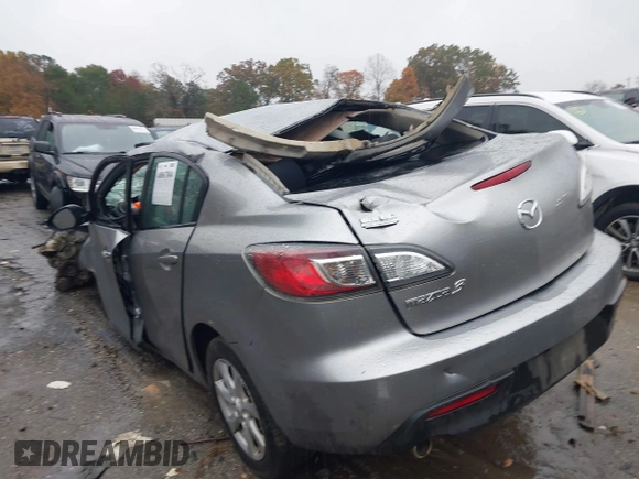 2011 Mazda Mazda3 i Touring with VIN JM1BL1VF2B1396156, listed as a IAAI auction lot 40867804 with 1 mi miles. Bid and sale history available at carsss.com. Image 3.