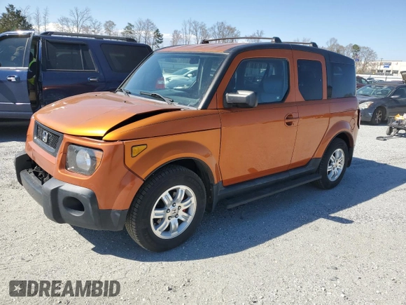 2006 Honda Element EX-P with VIN 5J6YH28786L024430, listed as a Copart auction lot 50093365 with 216,479 mi miles and Salvage Title. Bid and sale history available at DreamBid. Image 1.