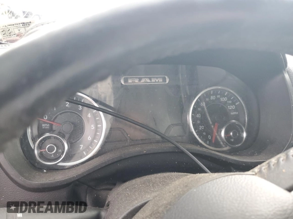 2019 Ram 1500 Laramie with VIN 1C6SRFDT2KN806618, listed as a Copart auction lot 86817314 with 0 mi miles and Salvage Title. Bid and sale history available at carsss.com. Image 9.