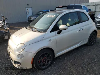 2012 FIAT 500 Sport with VIN 3C3CFFBR7CT310541, listed as a Copart auction lot 58849675 with 107,427 mi miles and Salvage title. Bid and sale history available at DreamBid. Image 1.