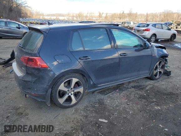 2017 Volkswagen GTI SE с VIN 3VW547AU7HM002628, выставлен на аукционе Copart как лот 42744605 с пробегом Не указан миль и На запчасти • Non repairable. История ставок и продаж доступна на DreamBid. Изображение 3.