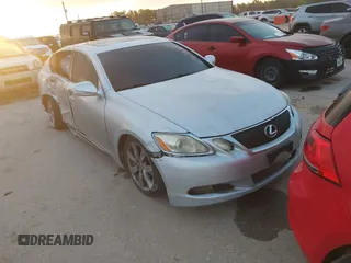 2008 Lexus GS 350 with VIN JTHBE96S380037190, listed as a IAAI auction lot 41780610 with 259,432 mi miles. Bid and sale history available at carsss.com. Image 1.