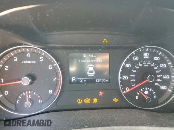 2021 Kia Forte FE with VIN 3KPF24AD7ME306946, listed as a Copart auction lot 71702354 with 23,156 mi miles and Salvage title. Bid and sale history available at DreamBid. Image 9.