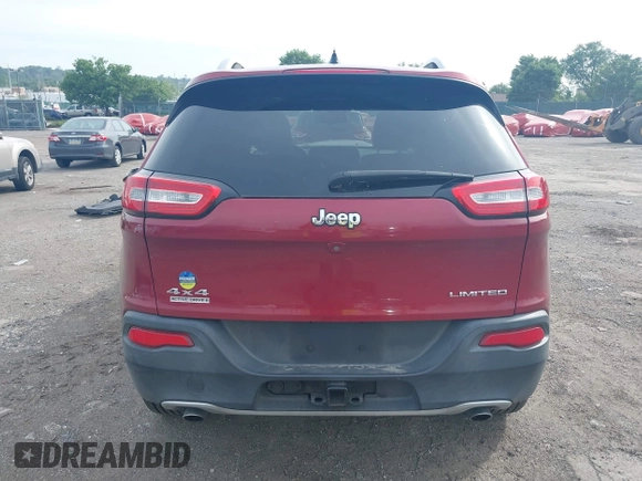 2014 Jeep Cherokee Limited with VIN 1C4PJMDS3EW226813, listed as a IAAI auction lot 42344306 with 161,790 mi miles and . Bid and sale history available at DreamBid. Image 16.