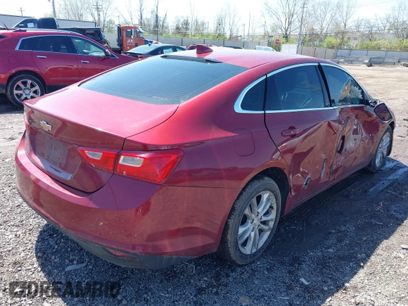 2016 Chevrolet Malibu LT with VIN 1G1ZE5ST6GF246855, listed as a IAAI auction lot 41977429 with 98,318 mi miles and . Bid and sale history available at DreamBid. Image 4.