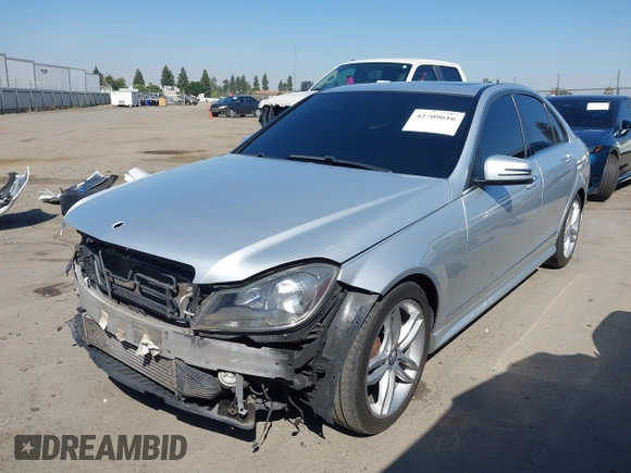 2014 Mercedes-Benz C 250 Sport with VIN WDDGF4HB5EA948430, listed as a IAAI auction lot 42709616 with 104,235 mi miles and . Bid and sale history available at DreamBid. Image 2.