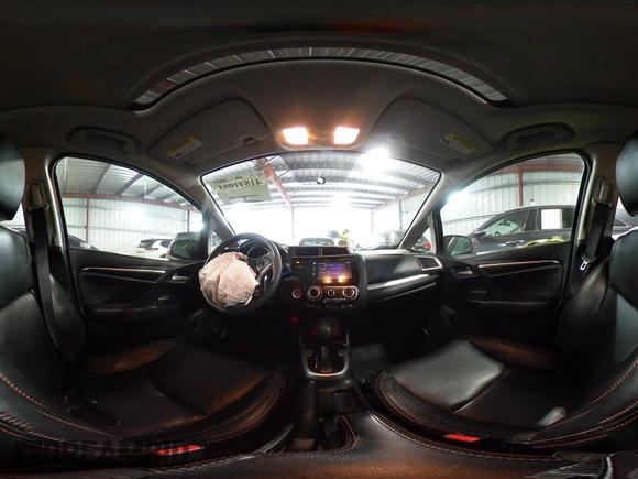 2015 Honda Fit EX-L with VIN 3HGGK5H83FM706452, listed as a IAAI auction lot 41841093 with Not Provided miles. Bid and sale history available at carsss.com. Image 18.