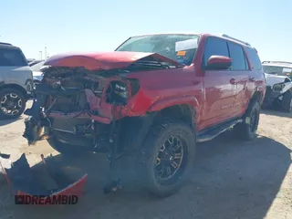 2018 Toyota 4Runner SR5 with VIN JTEBU5JR7J5496955, listed as a IAAI auction lot 40713133 with Not Provided miles. Bid and sale history available at carsss.com. Image 2.