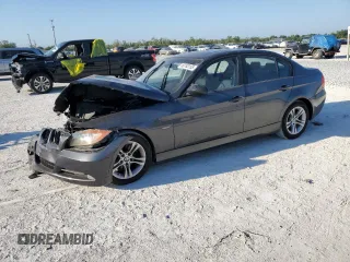 2008 BMW 3 Series 328i with VIN WBAVA37578NL53207, listed as a Copart auction lot 50793155 with Not Provided miles and Non Repairable. Bid and sale history available at carsss.com. Image 1.