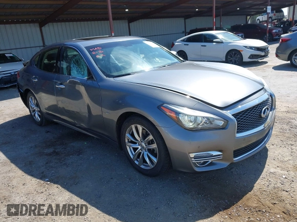 2017 Infiniti Q70 3.7 with VIN JN1BY1AP1HM740652, listed as a IAAI auction lot 42417772 with 81,723 mi miles and . Bid and sale history available at DreamBid. Image 1.