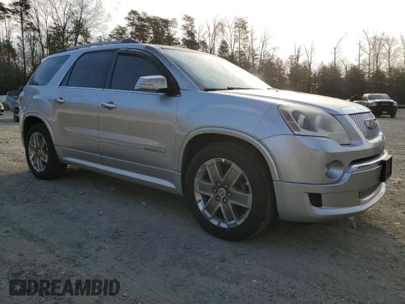 2011 GMC Acadia Denali with VIN 1GKKVTED1BJ217940, listed as a Copart auction lot 49567105 with 177,987 mi miles and Salvage Title. Bid and sale history available at carsss.com. Image 4.