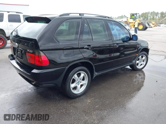 2003 BMW X5 3.0i with VIN 5UXFA53563LW26813, listed as a IAAI auction lot 41873041 with 188,523 mi miles. Bid and sale history available at carsss.com. Image 4.