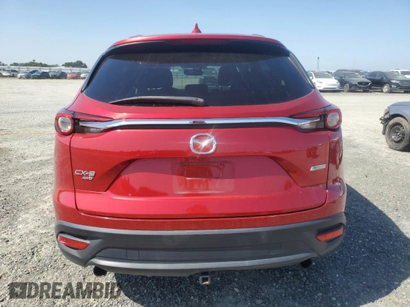 2016 Mazda CX-9 Touring with VIN JM3TCBCY2G0119252, listed as a Copart auction lot 55529005 with 95,587 mi miles and Salvage title. Bid and sale history available at DreamBid. Image 6.