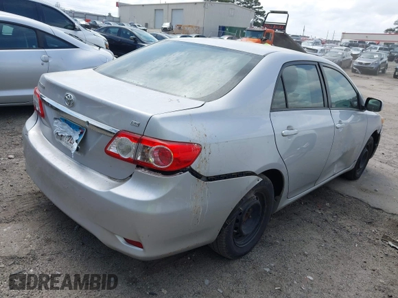 2011 Toyota Corolla L with VIN 2T1BU4EE8BC687021, listed as a IAAI auction lot 41934778 with 176,587 mi miles. Bid and sale history available at carsss.com. Image 4.
