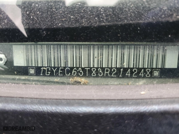 2003 Cadillac Escalade with VIN 1GYEC63T83R214248, listed as a Copart auction lot 73172804 with 0 mi miles and Salvage Title. Bid and sale history available at carsss.com. Image 12.