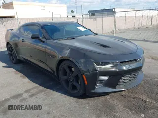 2018 Chevrolet Camaro 1SS with VIN 1G1FF1R72J0143377, listed as a IAAI auction lot 41372334 with 55,434 mi miles and . Bid and sale history available at DreamBid. Image 1.