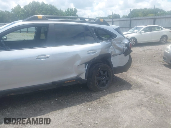 2023 Subaru Outback Wilderness with VIN 4S4BTGUD9P3141126, listed as a IAAI auction lot 42601641 with 31,773 mi miles and . Bid and sale history available at DreamBid. Image 6.