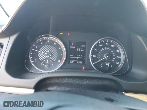 2019 Hyundai Elantra SE with VIN 5NPD74LF4KH442743, listed as a Copart auction lot 50292165 with 67,691 mi miles and Salvage Title. Bid and sale history available at DreamBid. Image 9.