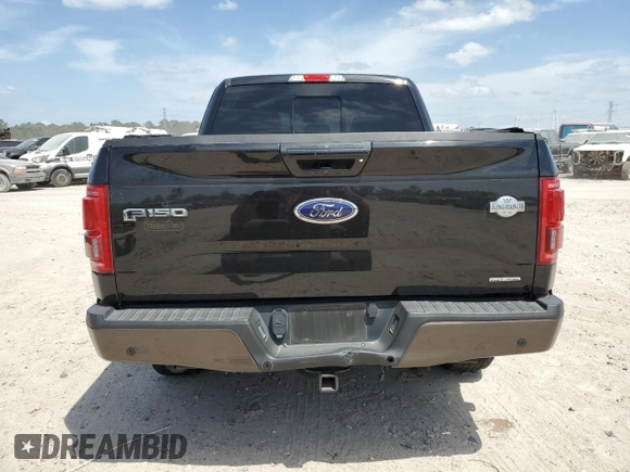 2015 Ford F-150 XLT with VIN 1FTEW1EF7FFB97309, listed as a Copart auction lot 53818015 with 121,641 mi miles and Salvage Title. Bid and sale history available at carsss.com. Image 6.