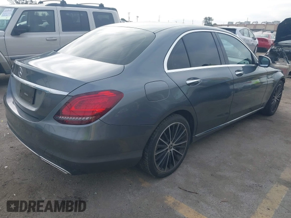 2021 Mercedes-Benz C 300 with VIN W1KWF8DB8MR651550, listed as a IAAI auction lot 41529067 with 92,616 mi miles and . Bid and sale history available at carsss.com. Image 4.