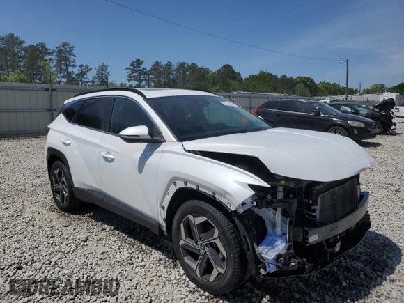 2022 Hyundai Tucson SEL with VIN 5NMJF3AE2NH005982, listed as a Copart auction lot 52438945 with 52,636 mi miles and Salvage Title. Bid and sale history available at DreamBid. Image 4.