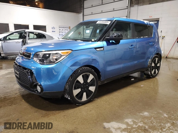 2016 Kia Soul + with VIN KNDJP3A54G7303683, listed as a Copart auction lot 45366805 with 92,304 mi miles and Non Repairable. Bid and sale history available at carsss.com. Image 1.