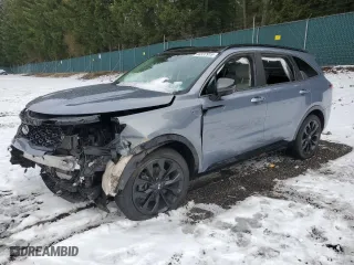2021 Kia Sorento SX with VIN 5XYRK4LF9MG038741, listed as a Copart auction lot 44537915 with 11,673 mi miles and Salvage Title. Bid and sale history available at carsss.com. Image 1.