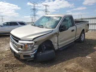 2018 Ford F-150 XL z VIN 1FTMF1E5XJKE35365, wystawiony jako Copart lot #51152095 z przebiegiem 49 572 mil mil oraz Szkoda całkowita • Salvage title. Historia ofert i sprzedaży dostępna na DreamBid. Obrazek 1.