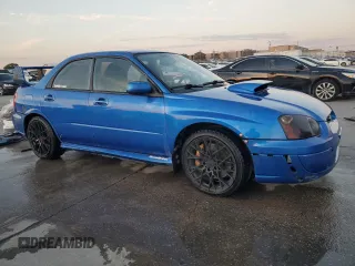 2005 Subaru Impreza Sedan (Natl) WRX STi w/Gold Wheels with VIN JF1GD70695L505952, listed as a Copart auction lot 76518304 with 173,385 mi miles and Salvage Title. Bid and sale history available at carsss.com. Image 4.