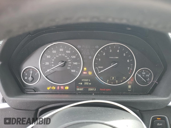 2018 BMW 3 Series 330i xDrive with VIN WBA8D9G58JNU66872, listed as a Copart auction lot 49482245 with 58,467 mi miles and Salvage title. Bid and sale history available at DreamBid. Image 9.