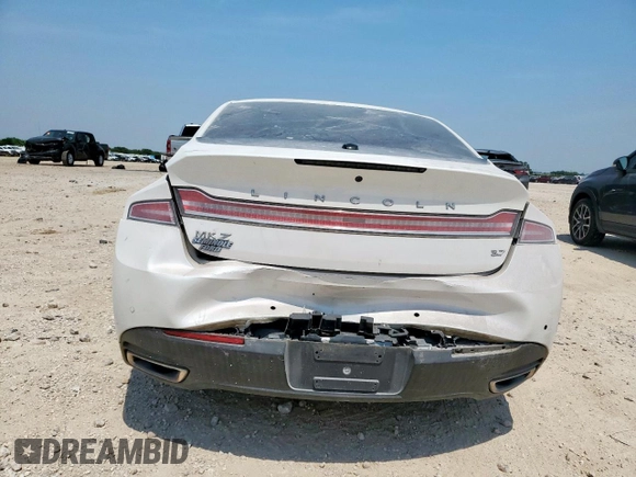 2016 Lincoln MKZ with VIN 3LN6L2GK6GR631698, listed as a Copart auction lot 56938125 with 75,914 mi miles and Clean title. Bid and sale history available at DreamBid. Image 6.