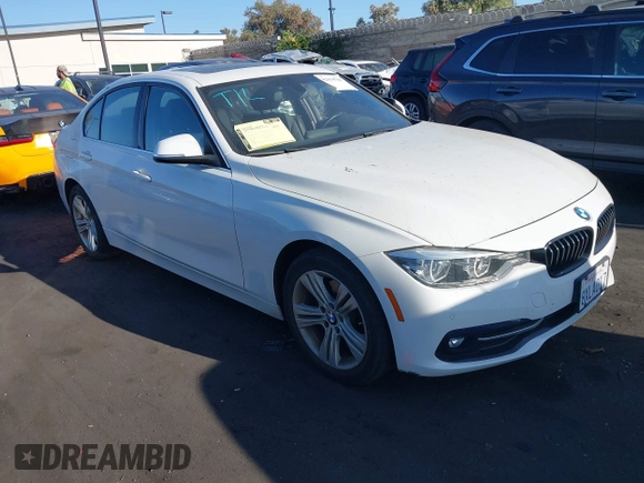 2017 BMW 3 Series 328d xDrive with VIN WBA8F1C39HK898141, listed as a IAAI auction lot 42654788 with 91,817 mi miles and . Bid and sale history available at DreamBid. Image 1.